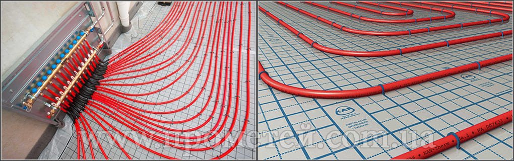 Укладання водяної теплої підлоги Укладання водяної теплої підлоги